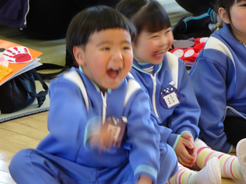 面白いお化けだった~!!ぎゃはは~