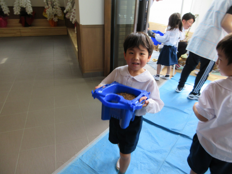 こぼさないようにね!