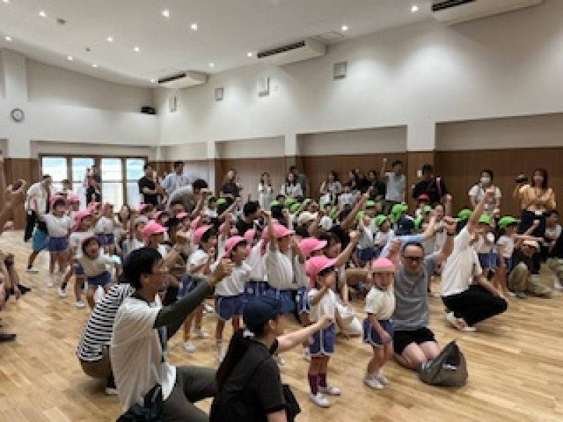 気合いを入れて!