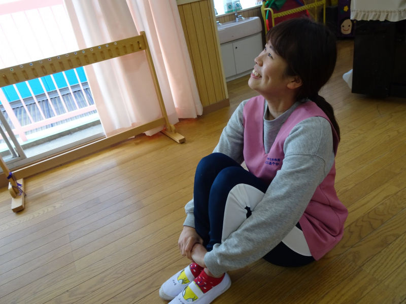 ②にいくまえにちょっときゅうけい。。。いいてんきだなぁ~♪みんなとおそとでおにごっこしたいな!