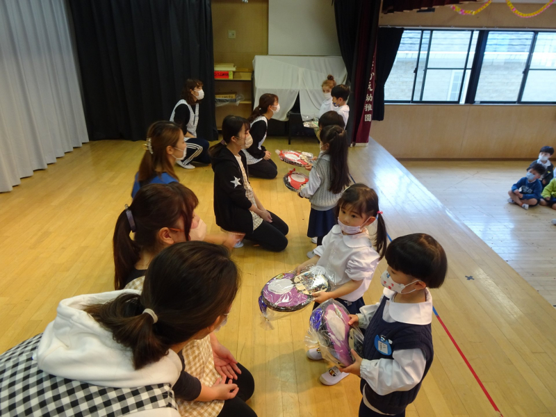 年中少さん達から写真のプレゼント