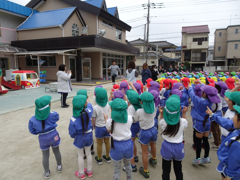 園長先生♪年長さんはこうやって園長先生を呼ぶのも最後だね・・・