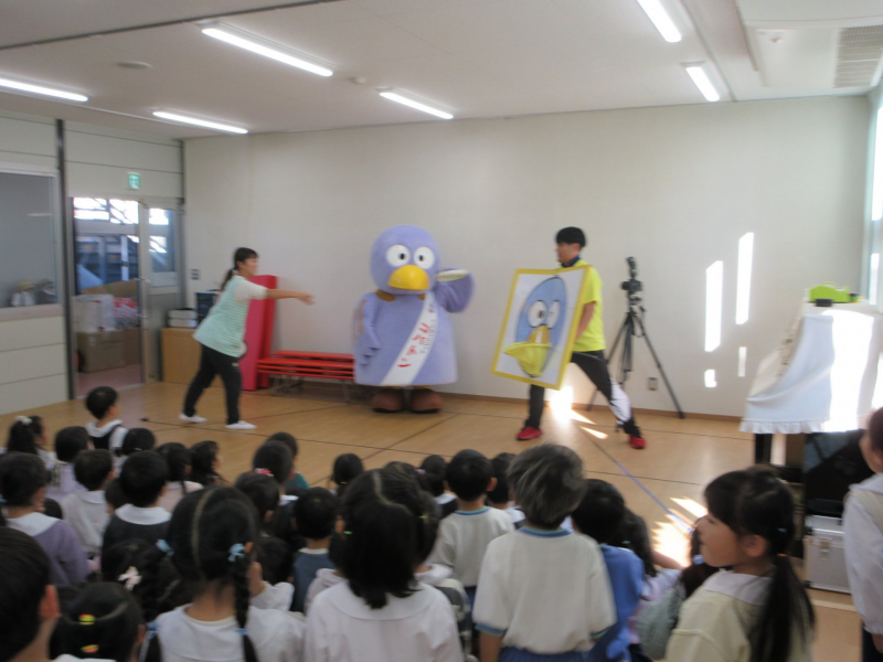 こばとんの口にフリスビー入るかな？
