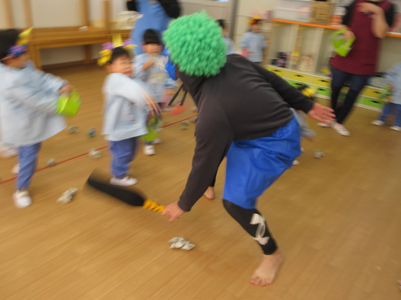 悪い子はいね～か～！！「鬼は～外！」