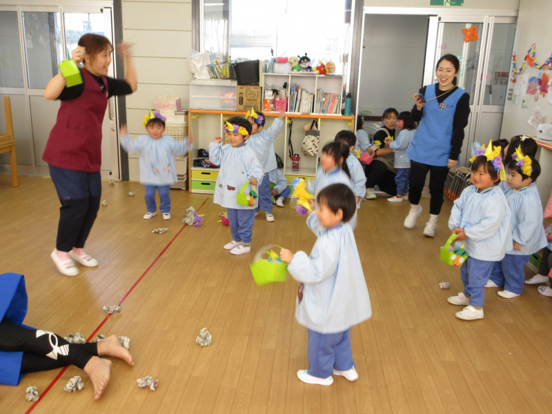 わーい！鬼退治に成功～！やったね！